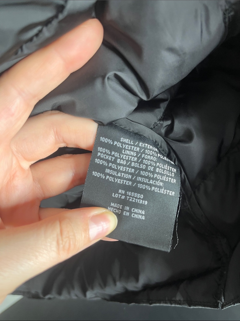 32 Degrees Women's Black Hooded Quilted Puffer Coat - Picture 3 of 4